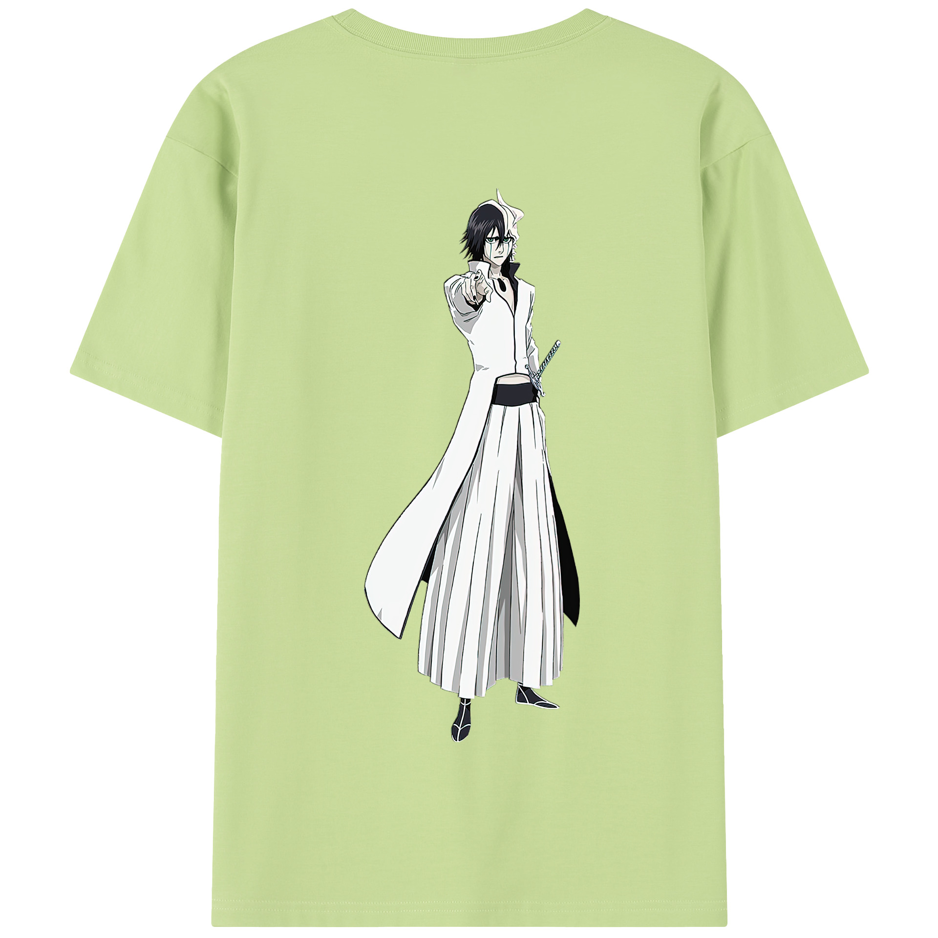 （画像用） ブリーチ ウルキオラ·シファー BLEACH Ulquiorra cifer 綿100％半袖Tシャツ（背面プリント）